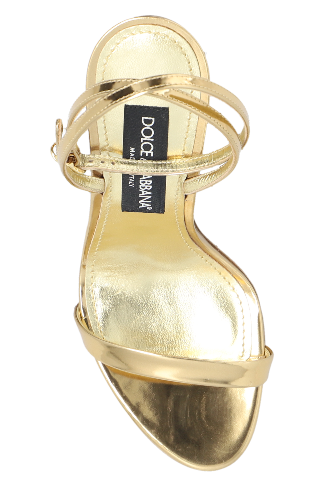 DOLCE & GABBANA アンクルストラッフサンタル CR1610AT457 8H958 Dolce & Gabbana Leather heeled sandals | Women's Shoes | Vitkac